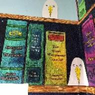 Fowey’s ‘Pretty Bus Stop’ gets dressed up for Fowey Festival